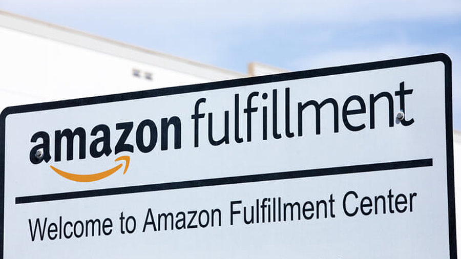 Amazon Fulfilment Center Schild