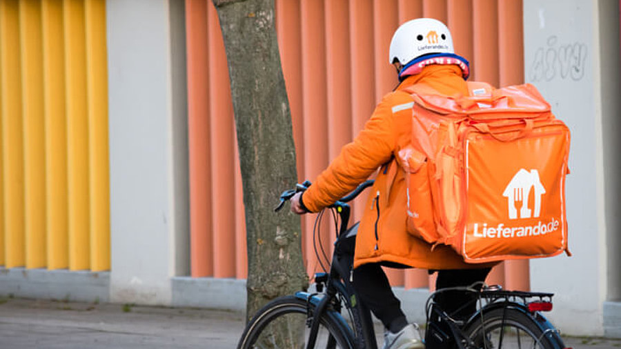 Lieferando Kurierfahrer