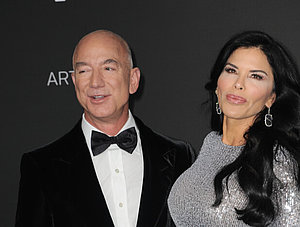 Jeff Bezos mit seiner Partnerin Lauren Sanchez