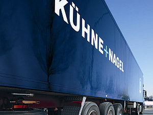 Logo von Kühne + Nagel auf LKW