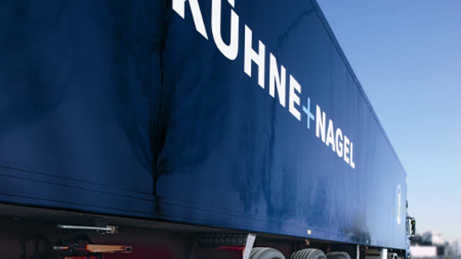 Logo von Kühne + Nagel auf LKW