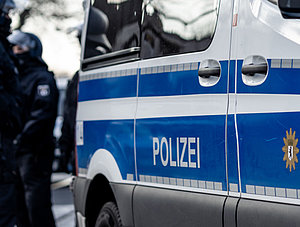 Polizei bei Einsatz