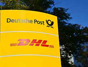 Deutsche Post DHL Schild