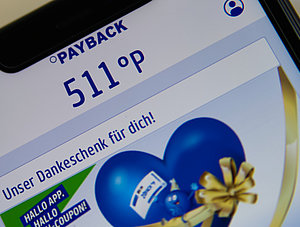 Payback-App auf Smartphone