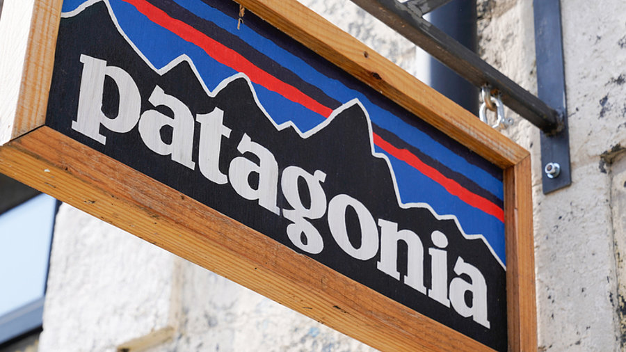 Patagonia Logo an Geb&auml;ude