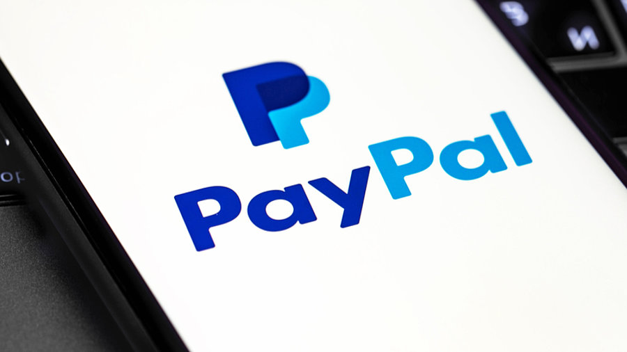 PayPal auf einem Smartphone