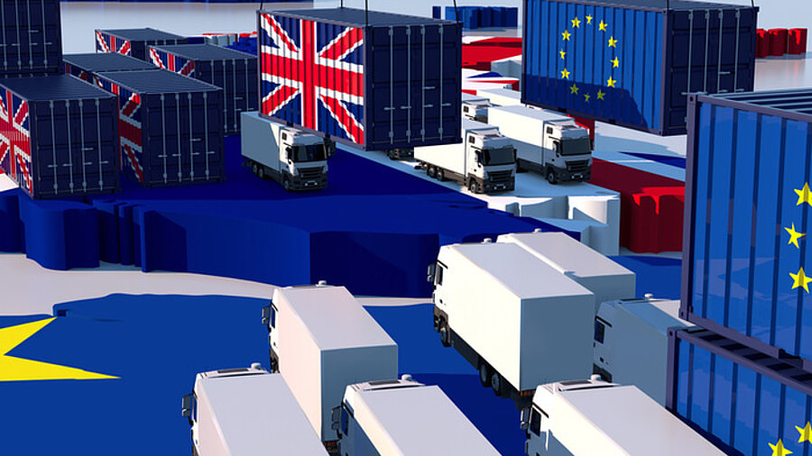 Handel Großbritannien EU Lkw