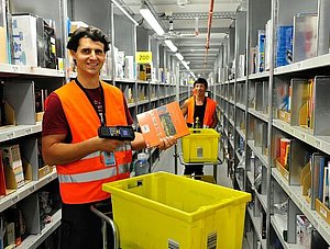 Amazon Logistikmitarbeiter