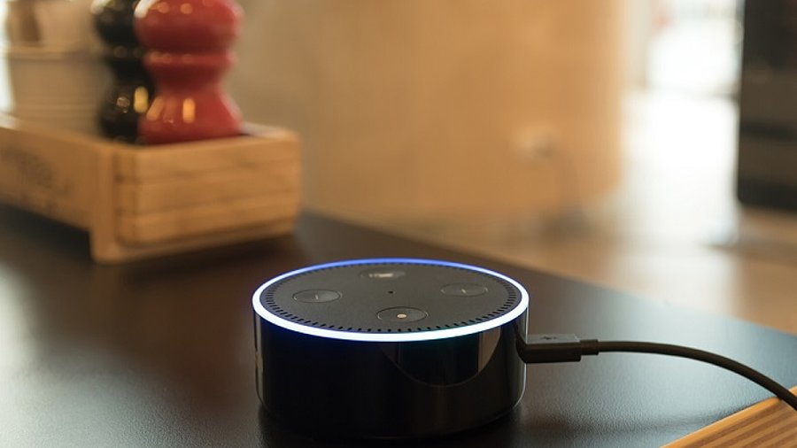 Echo Dot im Einsatz