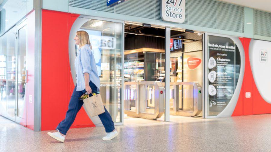 Deutsche Bahn kassenloser Store