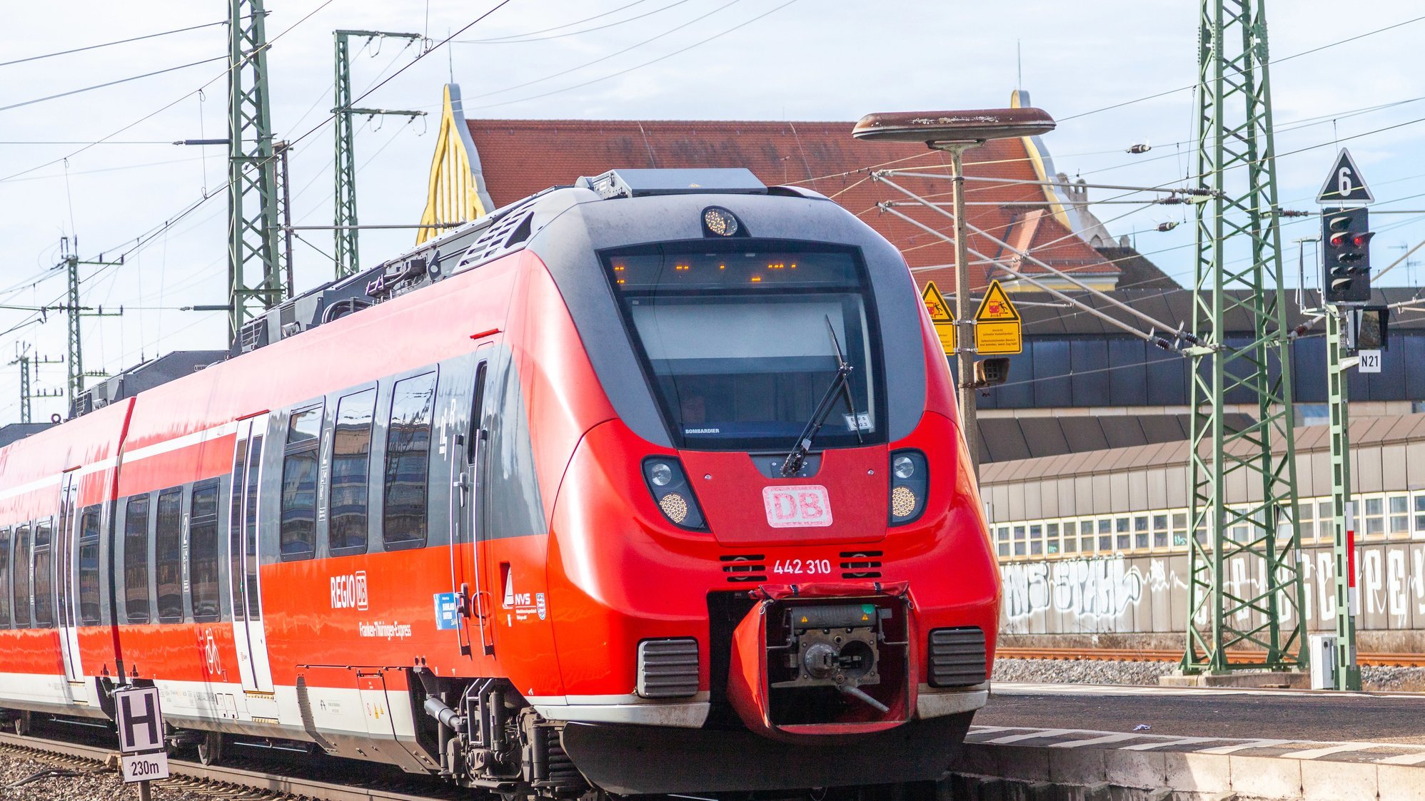 Regionalzug der Deutschen Bahn