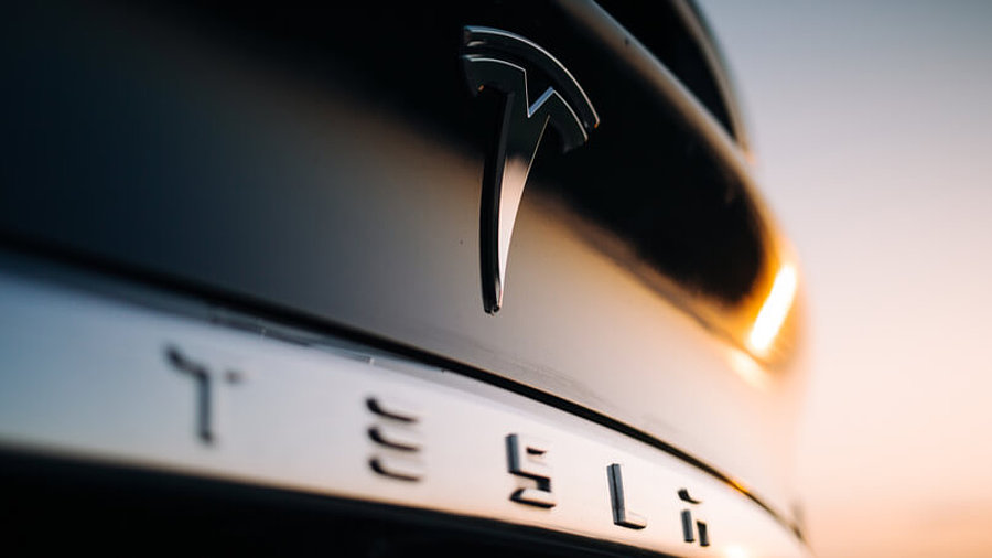 Fahrzeug des E-Autoherstellers Tesla