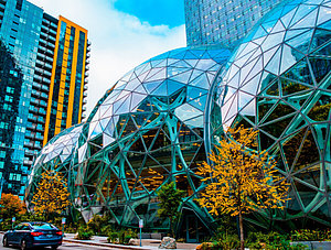 Amazons Hauptquartier in Seattle, Washington States