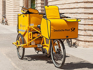 Fahrrad Briefträger Deutsche Post