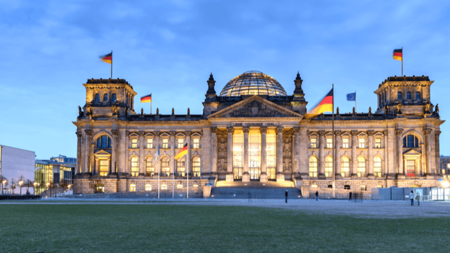 Reichstagsgeb&auml;ude in Berlin