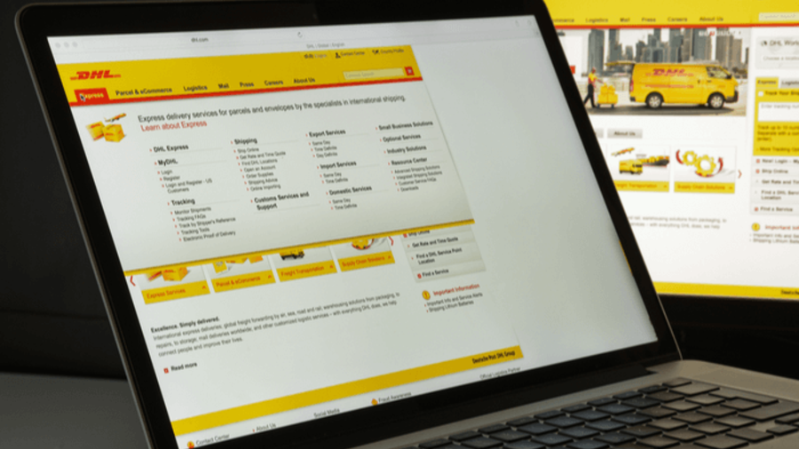 DHL Website 