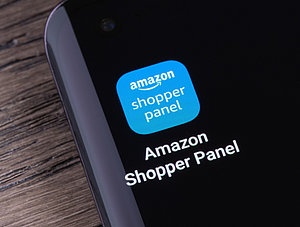 Amazon Shopper Panel App auf Smartphone