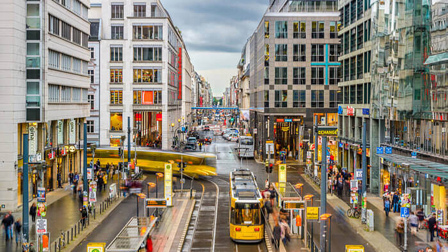 Straßenbahnen Berlin Friedrichstraße