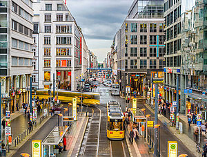 Straßenbahnen Berlin Friedrichstraße