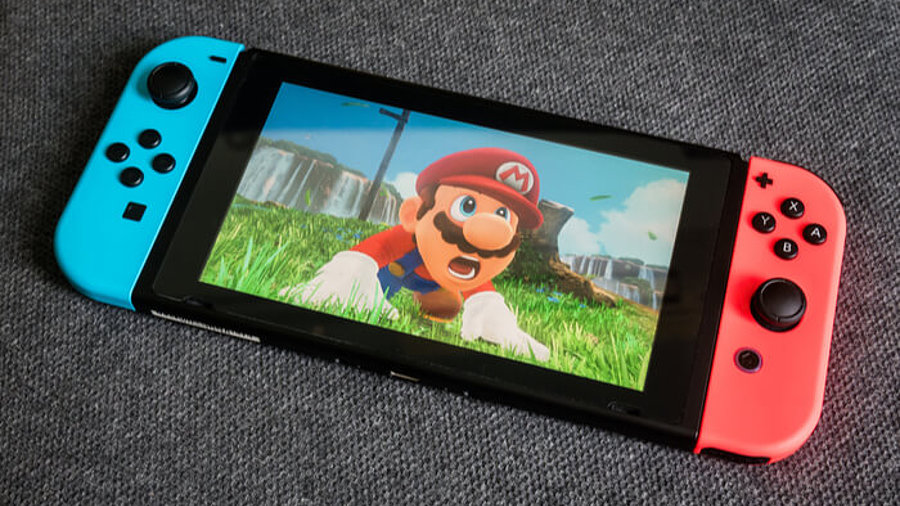 Nintendo Switch mit Super Mario