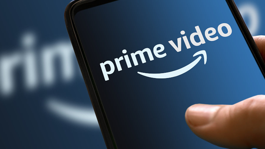 Amazon Prime Logo auf Smartphone