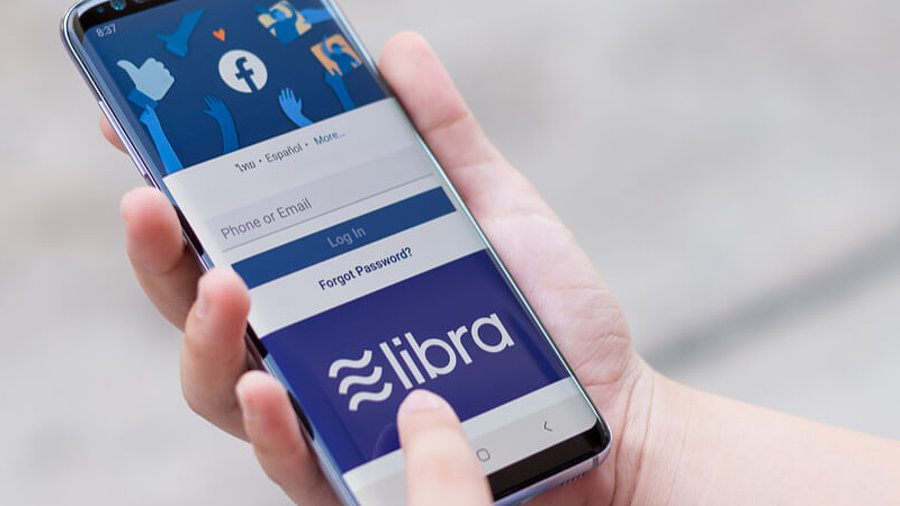 Libra auf Smartphone