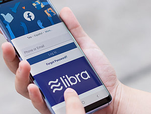 Libra auf Smartphone