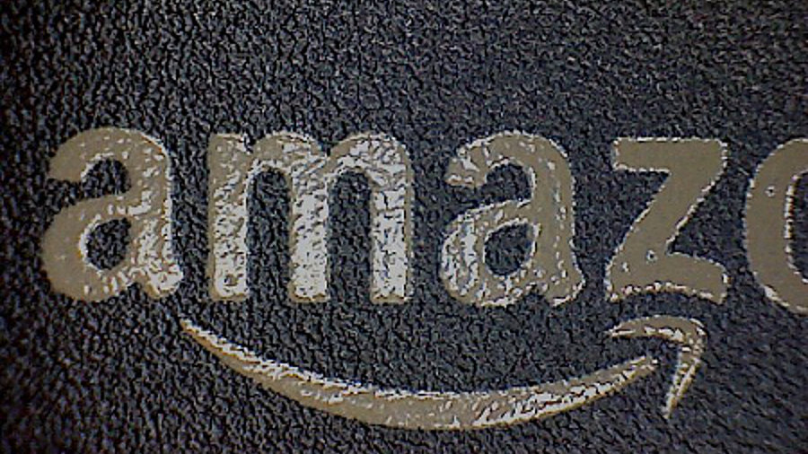 Amazon Logo, Nahaufnahme