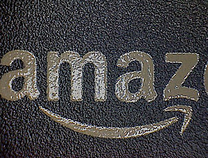 Amazon Logo, Nahaufnahme