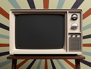 Fernseher im Retro-Design