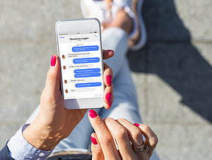 Messenger auf Smartphone