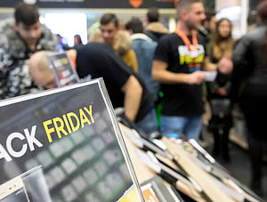 Black Friday in einem Gesch&auml;ft