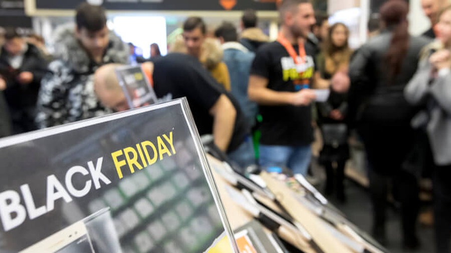 Black Friday in einem Gesch&auml;ft