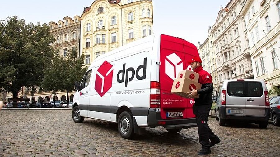 Zustellfahrzeug von DPD