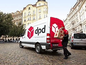 Zustellfahrzeug von DPD