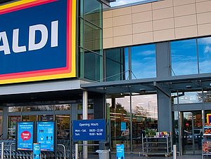 Aldi-Filiale in Gro&szlig;britannien