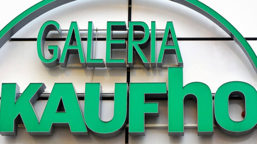 Logo von Galeria Kaufhof an einer Hauswand