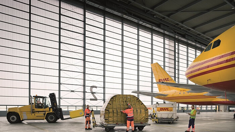 Hangar der DHL