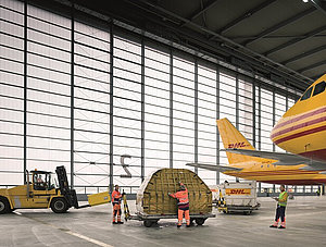 Hangar der DHL