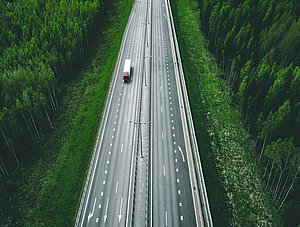 Lkw auf Straße