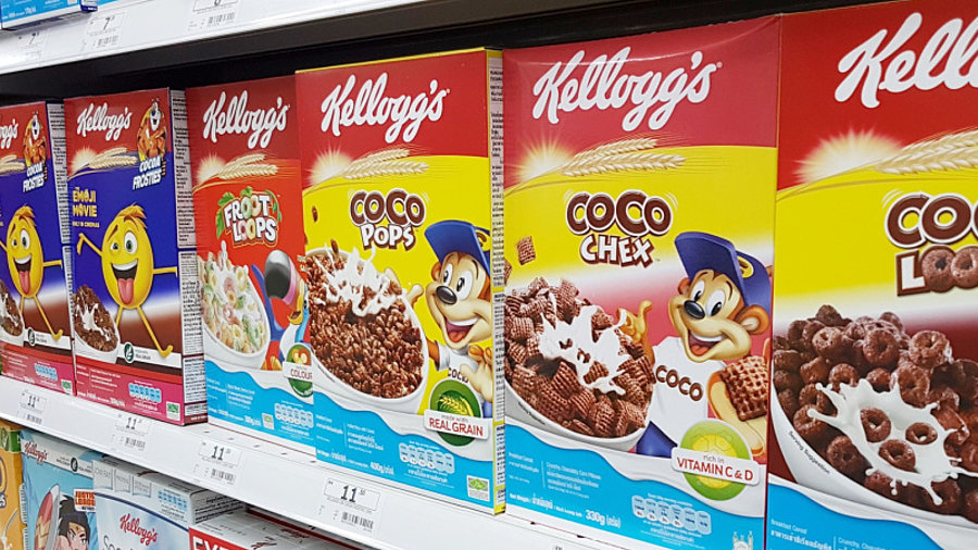 Kellogg's im Regal