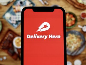 Delivery Hero auf Smartphone