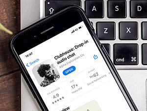 Clubhouse App auf IPhone