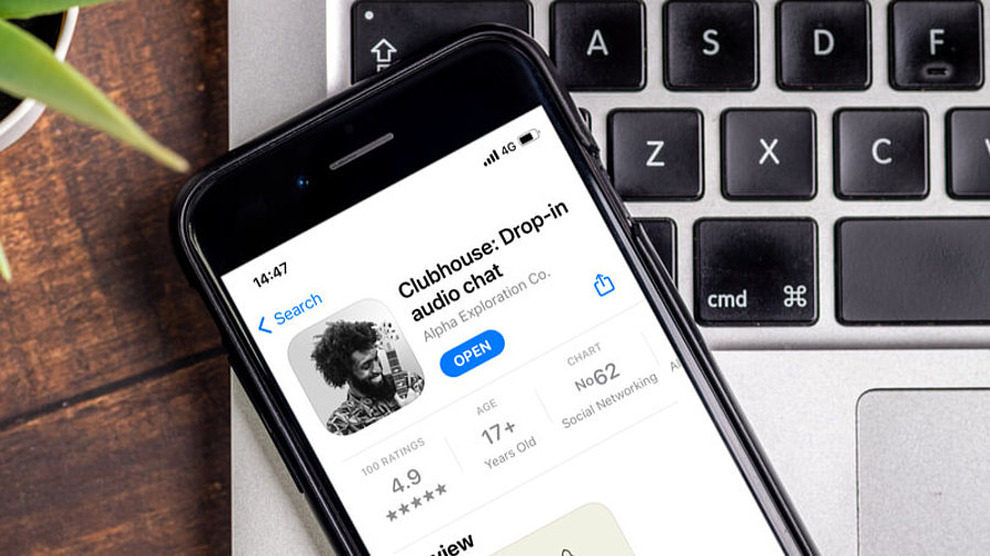 Clubhouse App auf IPhone