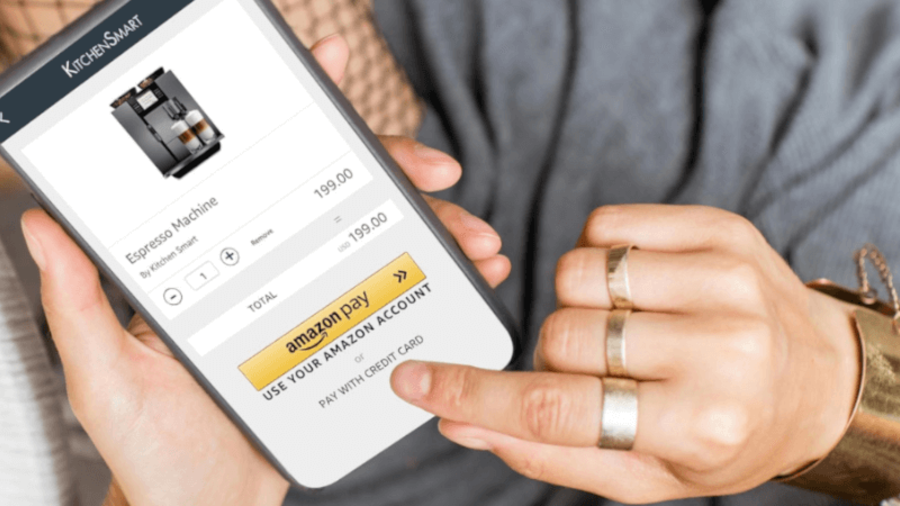 Amazon Pay auf Smartphone