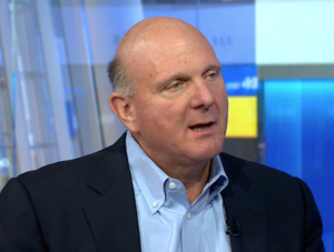 Steve Ballmer bei Bloomberg TV