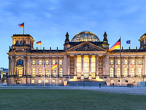 Reichstagsgeb&auml;ude in Berlin