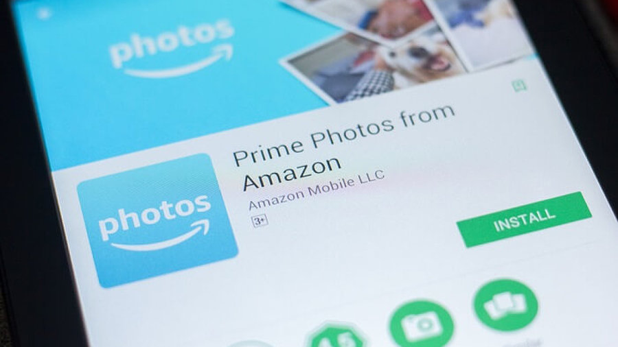 Prime Photos App auf Smartphone