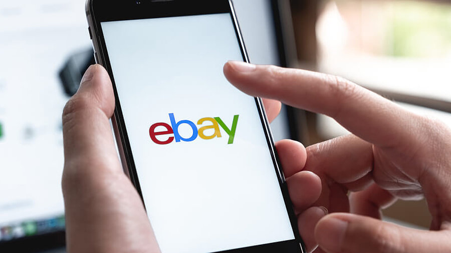 Ebay auf einem Smartphone