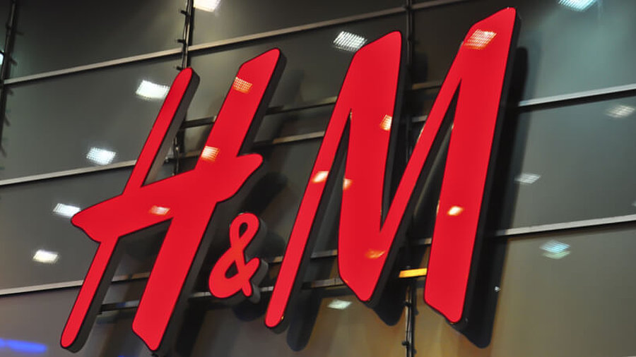 Logo der Modekette H&amp;M